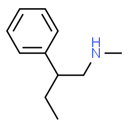 ChemSpider 2D Image | N-Methyl-2-phenyl-1-butanamine | C11H17N