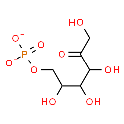 ChemSpider 2D Image | 6-O-Phosphonatohex-2-ulose | C6H11O9P