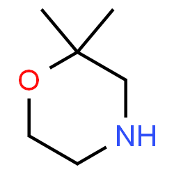ChemSpider 2D Image | 2,2-Dimethylmorpholine | C6H13NO