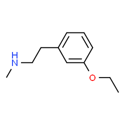 ChemSpider 2D Image | 2-(3-Ethoxyphenyl)-N-methylethanamine | C11H17NO