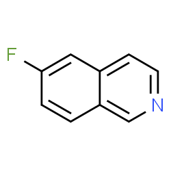 ChemSpider 2D Image | 6-Fluoroisoquinoline | C9H6FN