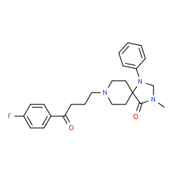 ChemSpider 2D Image | N-Methylspiperone | C24H28FN3O2