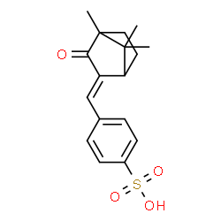 ChemSpider 2D Image | BENZYLIDENE CAMPHOR SULFONIC ACID | C17H20O4S