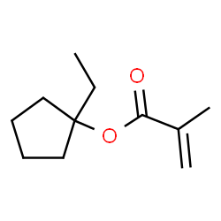 ChemSpider 2D Image | 1-Ethylcyclopentyl methacrylate | C11H18O2