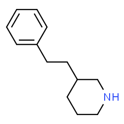 ChemSpider 2D Image | 3-Phenethyl-piperidine | C13H19N