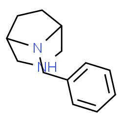ChemSpider 2D Image | 8-Benzyl-3,8-diazabicyclo[3.2.1]octane | C13H18N2