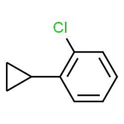 ChemSpider 2D Image | 1-Chloro-2-cyclopropylbenzene | C9H9Cl