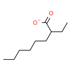 ChemSpider 2D Image | 2-Ethyloctanoate | C10H19O2
