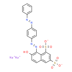 ChemSpider 2D Image | Acid Red 73 | C22H14N4Na2O7S2