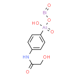 ChemSpider 2D Image | Glycobiarsol | C8H9AsBiNO6
