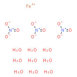 ChemSpider 2D Image | Ferric nitrate, nonahydrate | H18FeN3O18