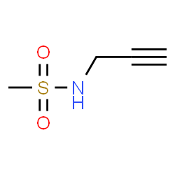 ChemSpider 2D Image | N-(2-Propyn-1-yl)methanesulfonamide | C4H7NO2S