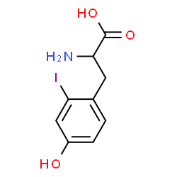 ChemSpider 2D Image | 2-Iodotyrosine | C9H10INO3