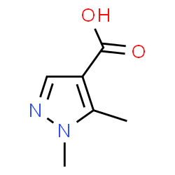 ChemSpider 2D Image | 1,5-Dimethylpyrazole-4-carboxylic acid | C6H8N2O2
