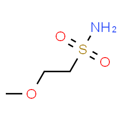 ChemSpider 2D Image | 2-Methoxyethanesulfonamide | C3H9NO3S