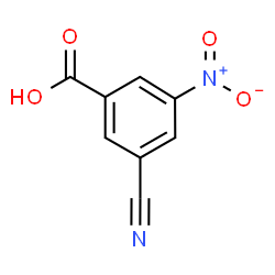 ChemSpider 2D Image | 3-Cyano-5-nitrobenzoic acid | C8H4N2O4