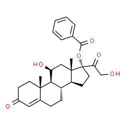 ChemSpider 2D Image | Benzodrocortisone | C28H34O6