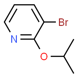 ChemSpider 2D Image | 3-Bromo-2-isopropoxypyridine | C8H10BrNO