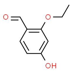 ChemSpider 2D Image | 2-Ethoxy-4-hydroxybenzaldehyde | C9H10O3