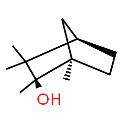 ChemSpider 2D Image | (1R,2R,4R)-1,2,3,3-Tetramethylbicyclo[2.2.1]heptan-2-ol | C11H20O