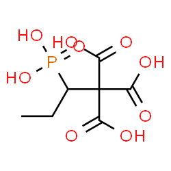 ChemSpider 2D Image | 2-Phosphono-1,1,1-butanetricarboxylic acid | C7H11O9P