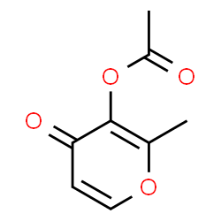 ChemSpider 2D Image | Maltol acetate | C8H8O4