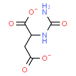 ChemSpider 2D Image | Ureidosuccinate | C5H6N2O5