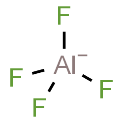 ChemSpider 2D Image | tetrafluoroaluminate | AlF4