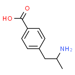 ChemSpider 2D Image | 4-(2-Aminopropyl)benzoic acid | C10H13NO2