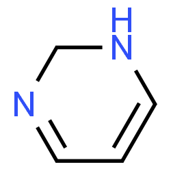 ChemSpider 2D Image | 1H-pyrimidine | C4H4N2