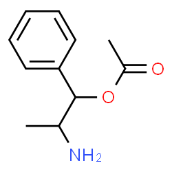 ChemSpider 2D Image | 2-Amino-1-phenylpropyl acetate | C11H15NO2
