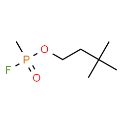 ChemSpider 2D Image | 3,3-Dimethylbutyl methylphosphonofluoridate | C7H16FO2P