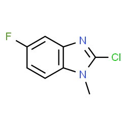 ChemSpider 2D Image | 2-Chloro-5-fluoro-1-methyl-1H-benzimidazole | C8H6ClFN2