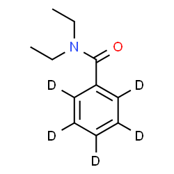 ChemSpider 2D Image | N,N-Diethyl(~2~H_5_)benzamide | C11H10D5NO