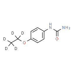 ChemSpider 2D Image | 1-{4-[(~2~H_5_)Ethyloxy]phenyl}urea | C9H7D5N2O2
