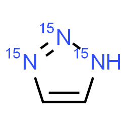 ChemSpider 2D Image | (~15~N_3_)-1H-1,2,3-Triazole | C2H315N3