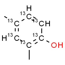 ChemSpider 2D Image | 2,4-Dimethyl(~13~C_6_)phenol | C213C6H10O