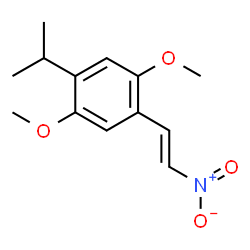 ChemSpider 2D Image | 1-Isopropyl-2,5-dimethoxy-4-[(E)-2-nitrovinyl]benzene | C13H17NO4