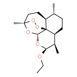ChemSpider 2D Image | (1R,4S,5R,8S,9R,10S,12R,13S)-10-Ethoxy-1,5,9-trimethyl-11,14,15,16-tetraoxatetracyclo[10.3.1.0~4,13~.0~8,13~]hexadecane | C17H28O5