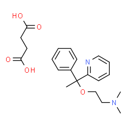 ChemSpider 2D Image | Doxylamine succinate | C21H28N2O5