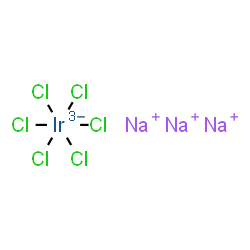 ChemSpider 2D Image | Trisodium hexachloroiridate(3-) | Cl6IrNa3