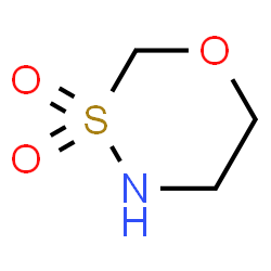 ChemSpider 2D Image | 1,3,4-Oxathiazinane 3,3-dioxide | C3H7NO3S