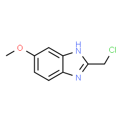 ChemSpider 2D Image | 2-(Chloromethyl)-5-methoxy-1H-benzimidazole | C9H9ClN2O