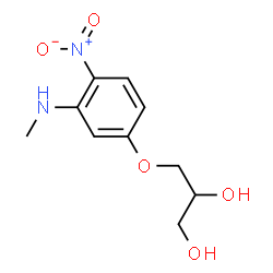 ChemSpider 2D Image | 2-NITRO-5-GLYCERYL METHYLANILINE | C10H14N2O5