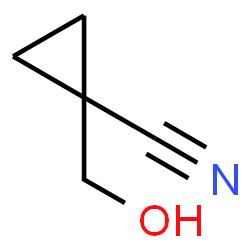 ChemSpider 2D Image | 1-(Hydroxymethyl)cyclopropanecarbonitrile | C5H7NO