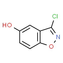 ChemSpider 2D Image | 3-Chloro-1,2-benzoxazol-5-ol | C7H4ClNO2