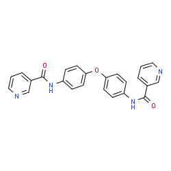 ChemSpider 2D Image | N,N'-(Oxydi-4,1-phenylene)dinicotinamide | C24H18N4O3