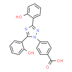 ChemSpider 2D Image | Deferasirox | C21H15N3O4