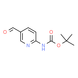 ChemSpider 2D Image | tert-butyl 5-formyl-2-pyridinylcarbamate | C11H14N2O3