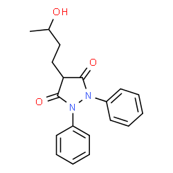 ChemSpider 2D Image | γ-Hydroxy Phenylbutazone | C19H20N2O3